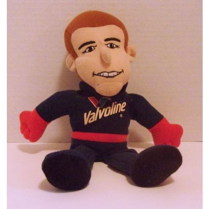 1996 Mark Martin Ford Thunderbird #6 Valvoline Beanie Doll 10"