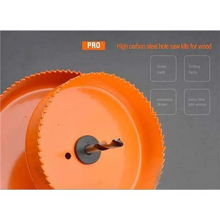 HARDEN wood hole saw set 11 Pcs 19-64mm hardness:46-63HRC ( HAR 610546 )