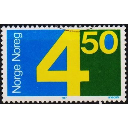 Norway. 1987 4k50 S.G.994 Used