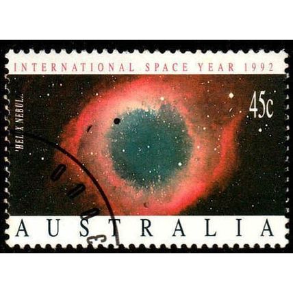 Australia 1992 International Space Year 45c Used Stamp.