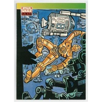 STAR WARS ' GALAXY series 1 ' card # 90 (1993)