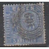Mi 10 used 1860 Baden Cat € 30