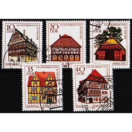 DDR. 1978 Set(5) S.G.E2009/E2013 Used