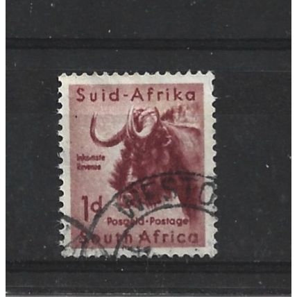 SouthAfrica.SG152 1d Black Wildebeest.Fine Used.Aug25m