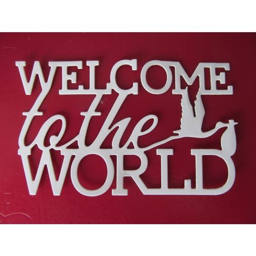 6 x Tonic Die Cuts Welcome To The World