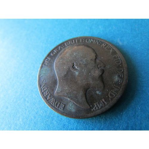 1907 EDWARD VII HALFPENNY FREE POST. A