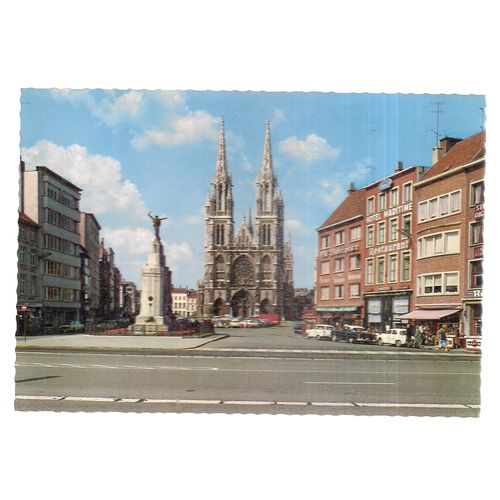 ST PETER AND ST. PAUL'S CHURCH, OSTEND, BELGIUM unused vintage postcard #