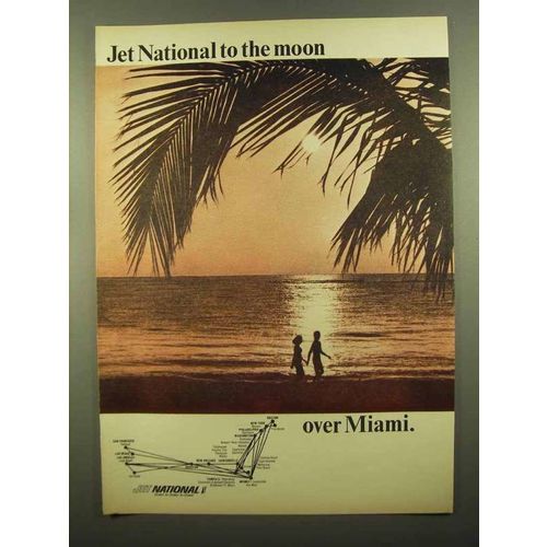 1965 National Airlines Ad - Jet National to the Moon