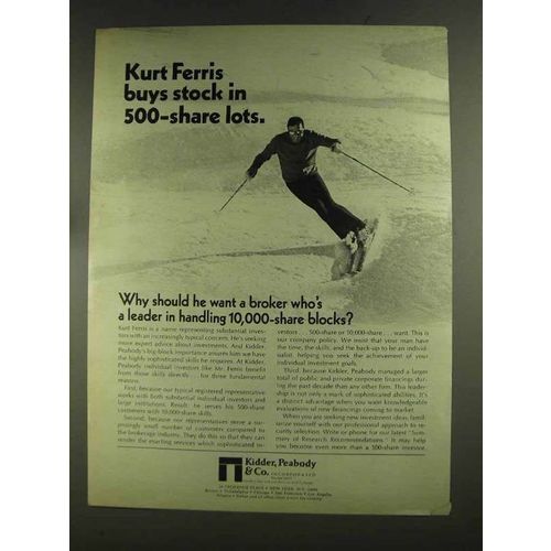 1972 Kidder, Peabody & Co. Ad - Kurt Ferris Buys