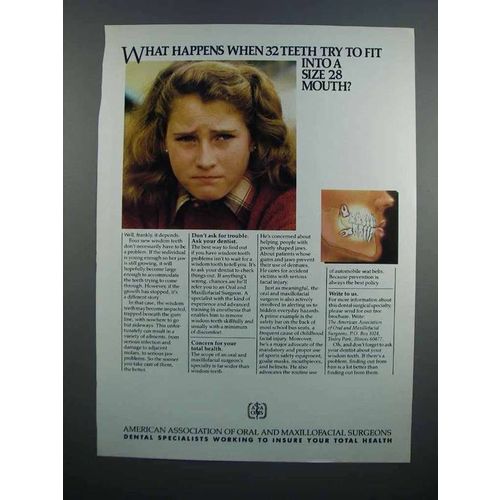1983 American Association of Oral Surgeons Ad