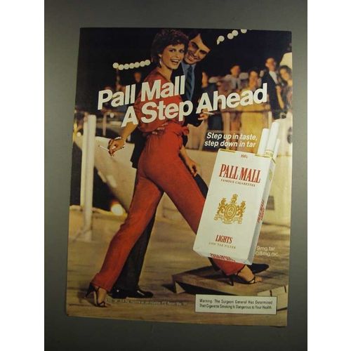 1984 Pall Mall Cigarettes Ad - A Step Ahead