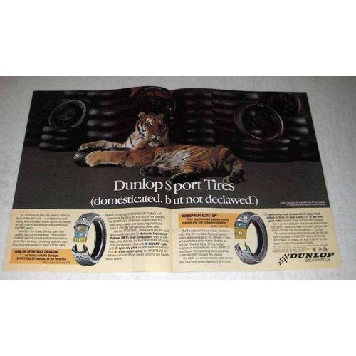 1991 Dunlop Sportmax ZR Radial & K591 Elite SP Tire Ad