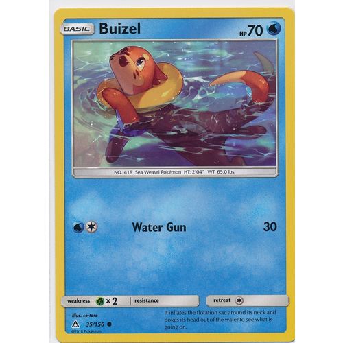 Pokemon Sun & Moon Ultra Prism 35/156 Buizel