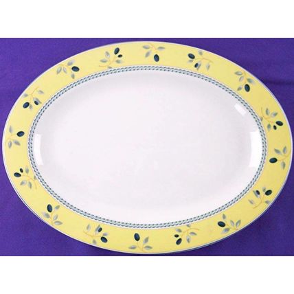 NEW Royal Doulton 12" Oval Serving Platter, Blueberry, Mint Condition!