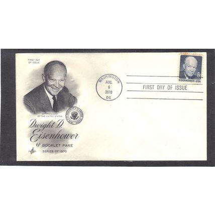 FDC Art Craft 1393 6c Dwight Eisenhower (Cachet-U/A) CV41241