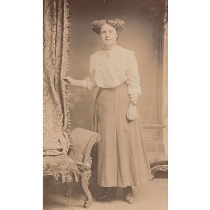 Leytonstone Eraserhead Amazing Hairstyle Antique RPC Postcard