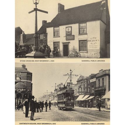 Darmouth Square West Bromwich Pub Staffs 2x Postcard s