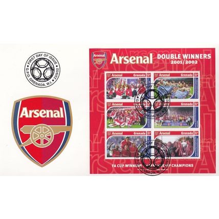 Arsenal 2002 FA Cup League Double Winners Football Club FDC