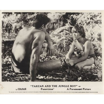 Tarzan & The Jungle Boy Rare Vintage Film 10x8 Lobby Card