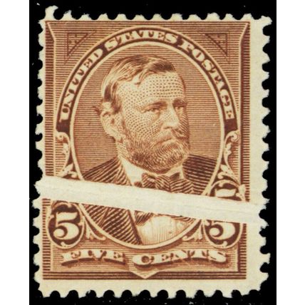 270, Mint NH Wide Pre Printing Paper Fold Dramatic ERROR - Stuart Katz