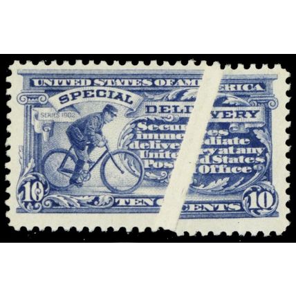 E11, Mint NH Wide Pre Printing Paper Fold Dramatic ERROR - Stuart Katz