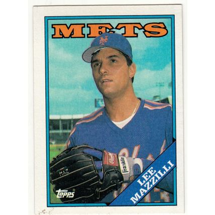 1988 Topps baseball card 308 Lee Mazzilli