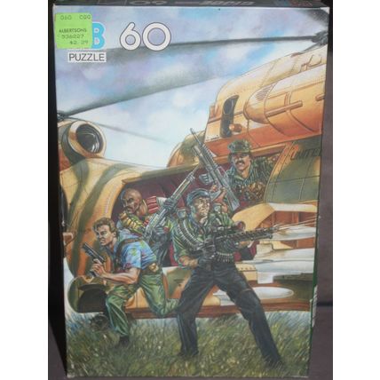 1987 Hasbro G.I. Joe 60 Piece Puzzle #4856-2 - Complete