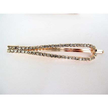 Crystal hair pin hair clip barrette