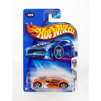 Hot Wheels Phantom Racer #094 First Editions 94/100 Orange Die-Cast Car 2004