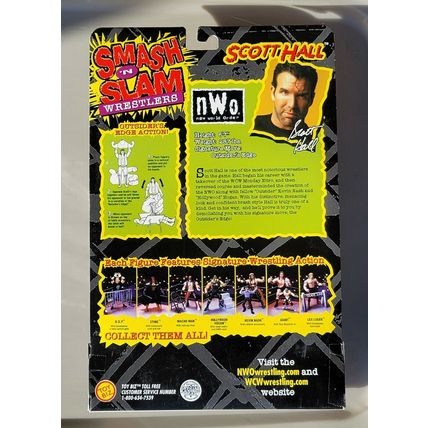 wcw wwf ljn wrestling superstars smash 'n slam scott hall wrestling figure