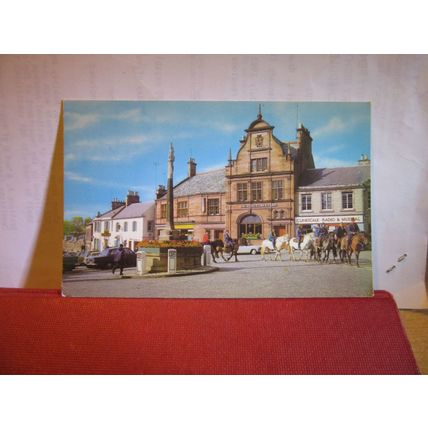 MELROSE, THE BORDERS used vintage postcard =