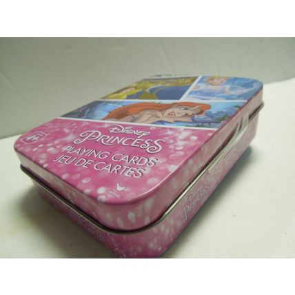 Disney Princess playing cards With Collectible Storage Tin (SH6) New- Sealed