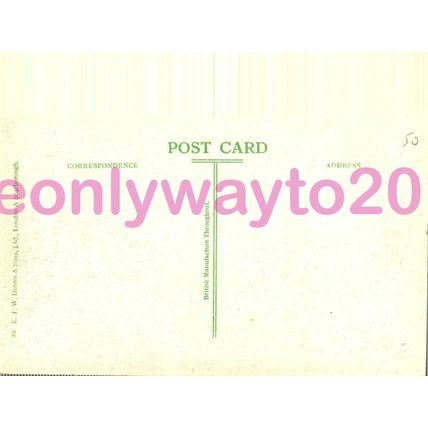 Denton Gardens, Worthing, Sussex, Postcard