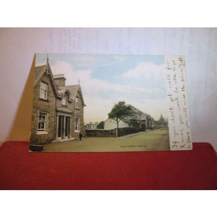 MAIN ROAD, FAIRLIE, Ayrshire used antique postcard 1906 pm =