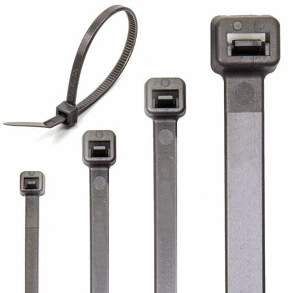 QUALITY SILVER ZIP / CABLE TIES WRAPS PLASTIC LONG Wide Small Large Thin Thick