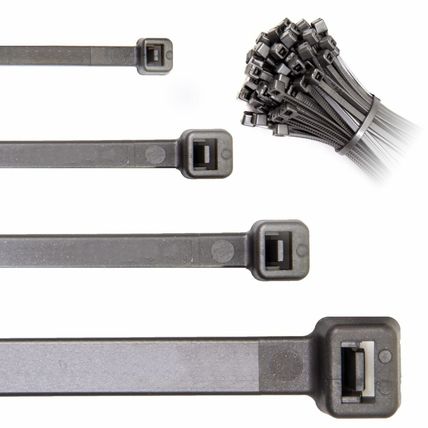 QUALITY SILVER ZIP / CABLE TIES WRAPS PLASTIC LONG Wide Small Large Thin Thick