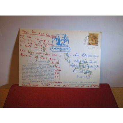 GOLDEN EAGLE, SCOTLAND used postcard J.Arthur Dixon Collectacard 1980 pm =