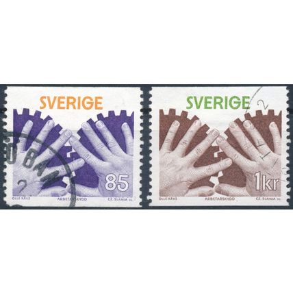 Industrial Safety - Sweden 1976 - F H - MiNr 964/5