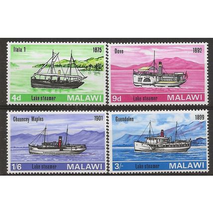 Malawi 1967 Steamers Set SG277-280 Mounted Mint ..