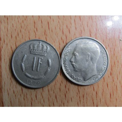 Luxembourg 1978 1 Franc Coin