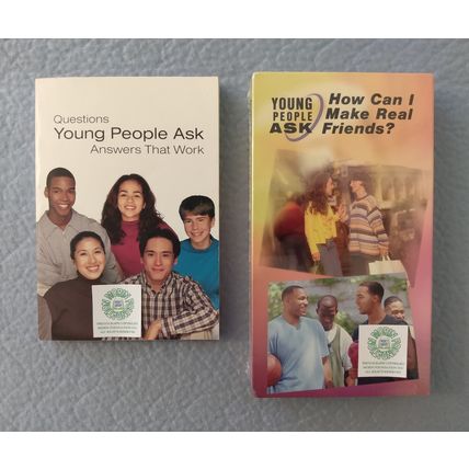 YOUNG PEOPLE ASK HOW CAN I MAKE REAL FRIENDS NEW SEALED WATCH TOWER VHS + BOOK