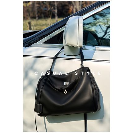 Women's Soft Genuine Leather Satchel Purses Top Handle Crossbody Bags Black
