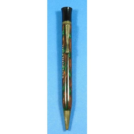 Vintage Advertising Mechanical Propelling Pencil Working White Horse Whisky