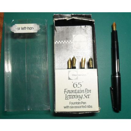 Osmiroid 65 Fountain Pen 5 Nibs Broad Oblique B3 B2 LH Fine Italic LH Med Italic