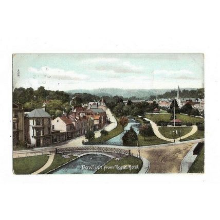 Dawlish, From Royal Hotel, Devon, Postcard.