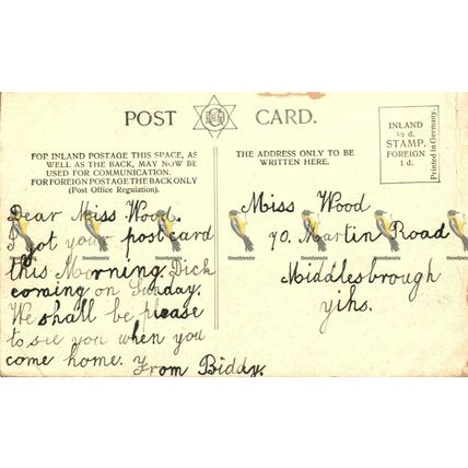 Mount Ephraim, Tunbridge Wells, Kent, DD & G, Germany, Postcard, 1900/10s