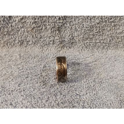1980 Kennedy Half Dollars size 12 coin ring handmade mixed metals (A)