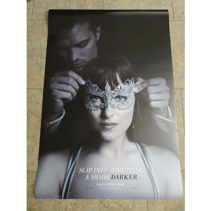 Fifty Shades Darker - Movie Poster with Jamie Doran and Dakota Johnson - Advance