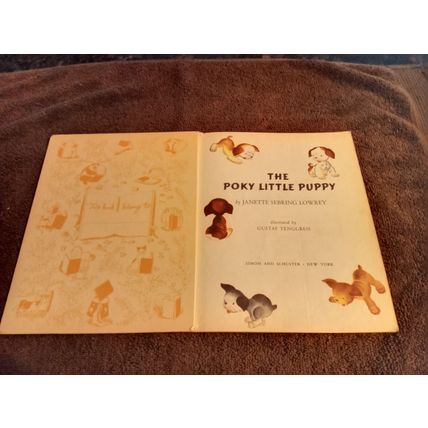 Little Golden Book The Porky Little Puppy By Janette Lowrey O 15th Edition 1948