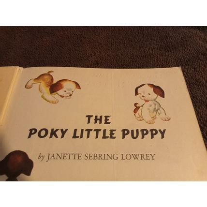 Little Golden Book The Porky Little Puppy By Janette Lowrey O 15th Edition 1948